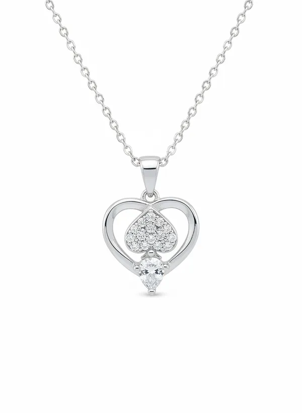 Heart_Outline_Necklace_With_Crystal_Paved_Inner_Heart_925_Sterling_Silver